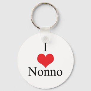 I Love (Heart) Nonno Sleutelhanger