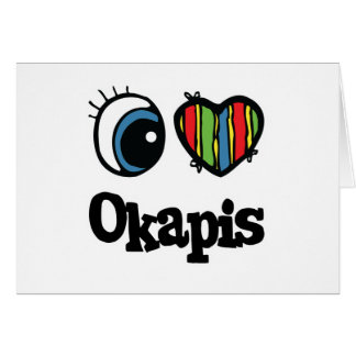 I Love (Heart) Okapis