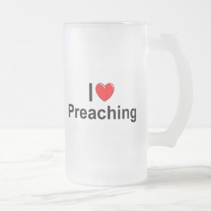 I Love (Heart) Preaching Matglas Bierpul
