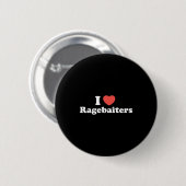 I Love Heart Ragebaiters  Ronde Button 5,7 Cm (Voorkant /achterkant)