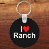 I Love (Heart) Ranch Sleutelhanger (Voorkant)