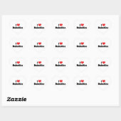 I Love Heart Robotics - Robot Lover Hart Sticker (Vel)