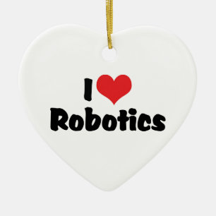 I Love Heart Robotics - Robot Lover Keramisch Ornament