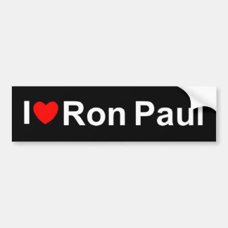 I Love (Heart) Ron Paul Bumpersticker