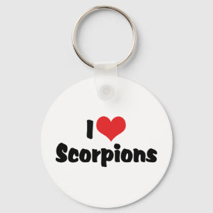 I Love Heart Scorpions Sleutelhanger