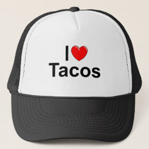 I Love (Heart) Tacos Trucker Pet