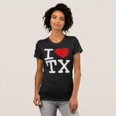 I Love Heart Texas T-shirt (Voorkant volledig)
