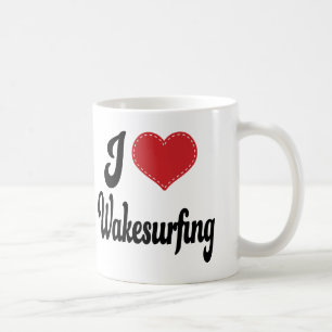 I Love (Heart) Wakesurfing Koffiemok