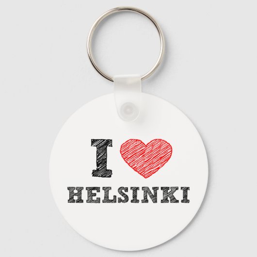 I Love Helsinki Sleutelhanger (Voorkant)