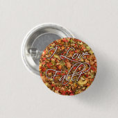 "I Love Herfst" Verlaat Button (Voorkant /achterkant)