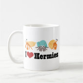 I Love Hermit Crabs Koffiemok (Links)