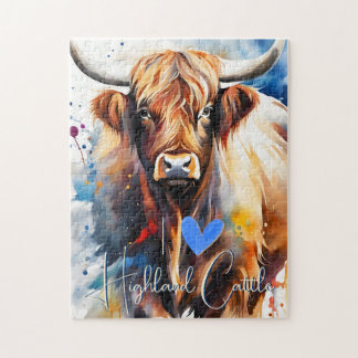 i love Highland Cattle Legpuzzel