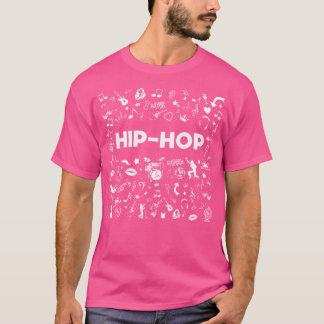 I Love Hip-Hop Music T Shirt - Hip-Hop Rap Music