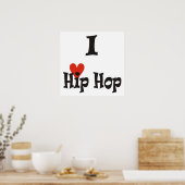 I Love Hip Hop Poster (Keuken)