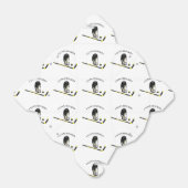 I Love hockey design with stick and helm Bedankdoosjes (Uitgevouwen)