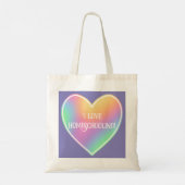 I Love Homeschooling Heart Sac fourre-tout (Dos)