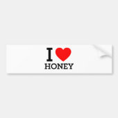 i love Honey Bumpersticker (Voorkant)