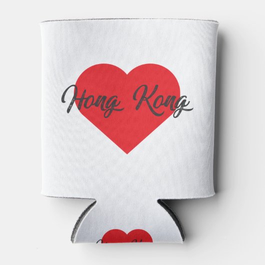 I Love Hong Kong Blikjeskoeler (Voorkant)