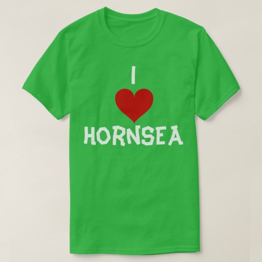 i love Hornsea T-shirt (Design voorkant)