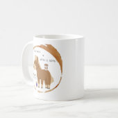 I Love Horses & Coffee een late Mok (Voorkant links)