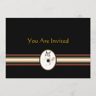 I Love Horses Invitation Kaart