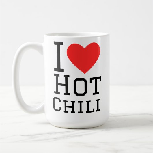 I love hot chili koffiemok (Links)