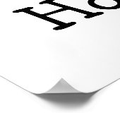 I Love Hot Dogs Poster (Hoek)