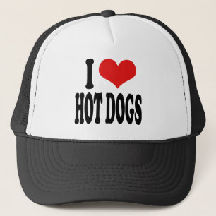 I Love Hot Dogs Trucker Pet