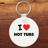 I Love Hot Tubs Sleutelhanger (Voorkant)