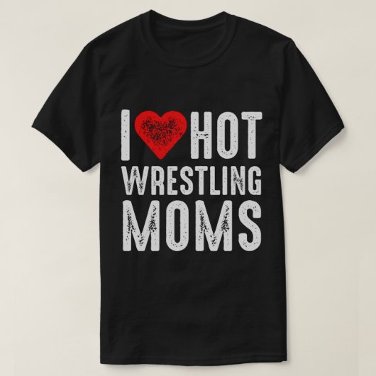 I Love Hot Wrestling Moms Pullover Hoodie (Design voorkant)
