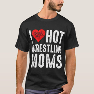 I Love Hot Wrestling Moms Pullover Sweat - shirt à