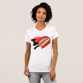 I Love Hotdogs Femens T-Shirt (Devant entier)