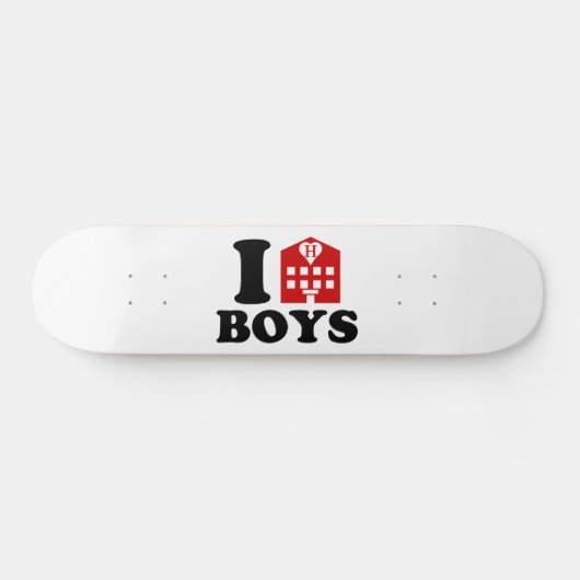 I Love Hotel Boys Skateboard (Horizontaal)