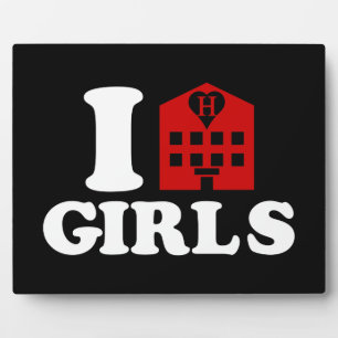 I Love Hotel Girls Fotoplaat