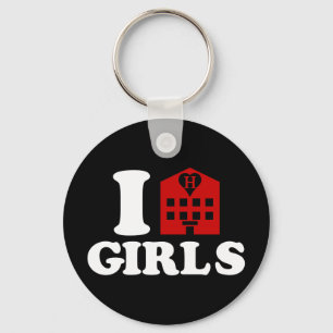 I Love Hotel Girls Sleutelhanger