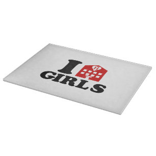 I Love Hotel Girls Snijplank