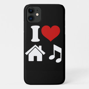 I Love House Music iPhone 11 Hoesje