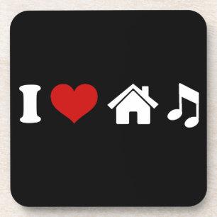 I Love House Music Dessous de verre   Danse de la 