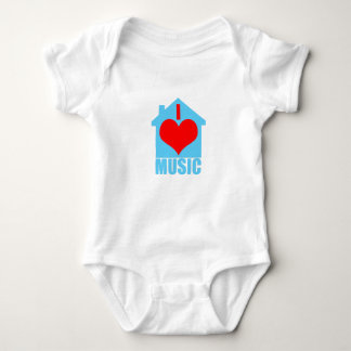 I Love House Music - Heart House Romper