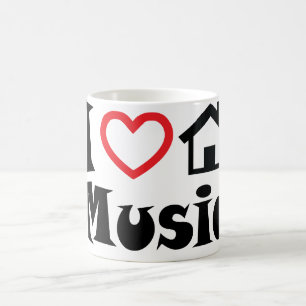 I Love House Music Koffiemok