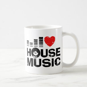 I Love House Music Koffiemok