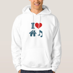 I Love House Music Sweat - shirt à capuche   Cade