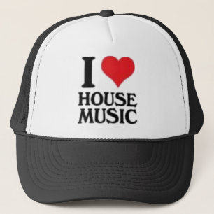 I Love House Music Trucker Pet