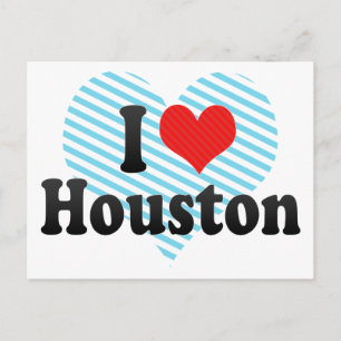 I Love Houston Briefkaart