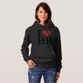 I ❤️ Love HR Femmes Sweat - shirt à capuche - Pers (Devant entier)