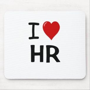 I Love HR Gift I Heart Human Resources Quote Muismat