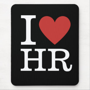 I ❤️ Love HR - HR-afdeling - Muismat