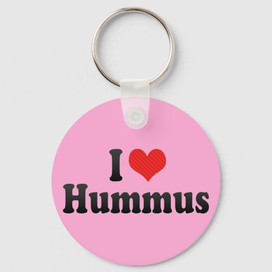 I Love Hummus Sleutelhanger (Voorkant)