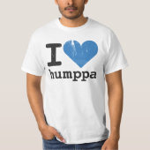I Love Humppa Blue Value T-Shirt (Voorkant)