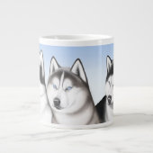 I Love Husky Dogs Jumbo Mug (Devant)